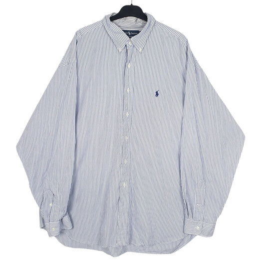 Mens Blue Ralph Lauren Long Sleeve Shirt