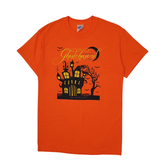 Mens Orange Gildan Ghostchasers Short Sleeve T Shirt
