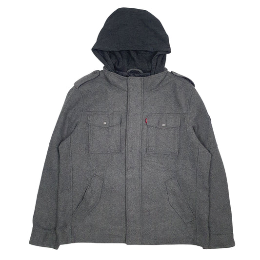 Mens Grey Levis Coat