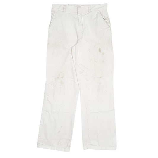 Mens White Dickies Casual JeansW34 L30