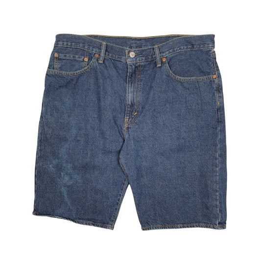 Mens Blue Levis 505 Denim Shorts