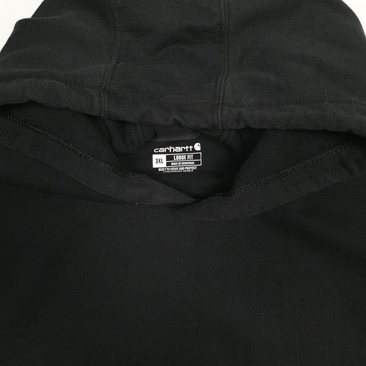 Mens Black Carhartt Hoodie Jumper