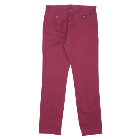 Mens Burgundy Polo Ralph Lauren Trousers