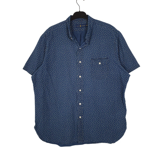 Mens Navy Ralph Lauren Short Sleeve Shirt