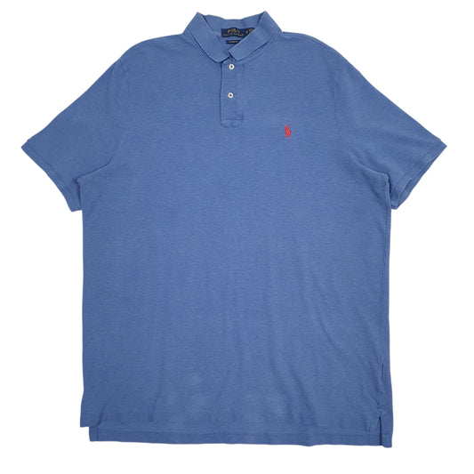 Mens Blue Polo Ralph Lauren Short Sleeve Polo Shirt