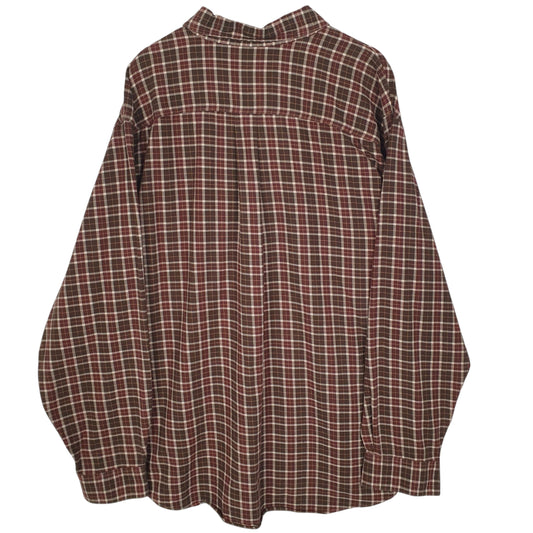 Mens Khaki L.L.Bean Flannel Shirt