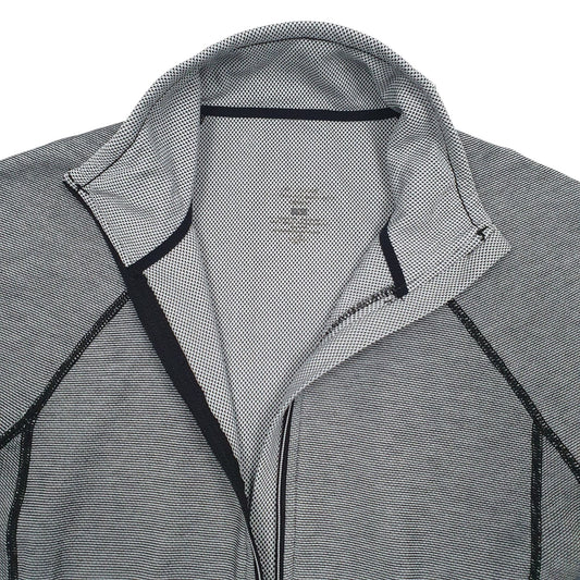 Mens Grey Patagonia Active Wear Quarter Zip Jumper