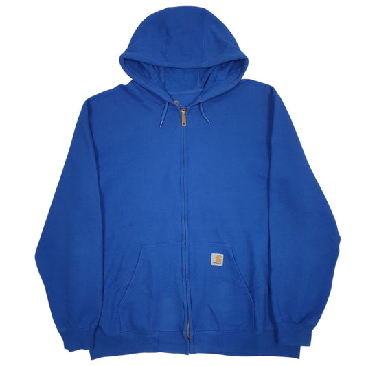 Mens Blue Carhartt Full Zip Jumper
