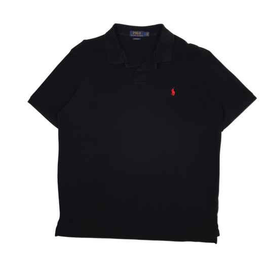 Mens Black Polo Ralph Lauren Short Sleeve Polo Shirt
