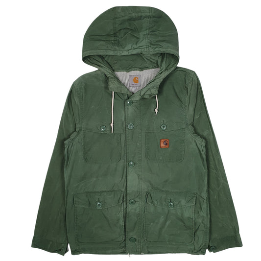 Mens Green Carhartt Mason Wax Coat
