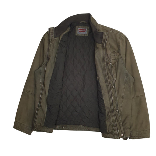 Mens Khaki Levis Coat