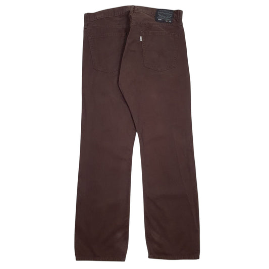 Mens Brown Levis 514 Trousers