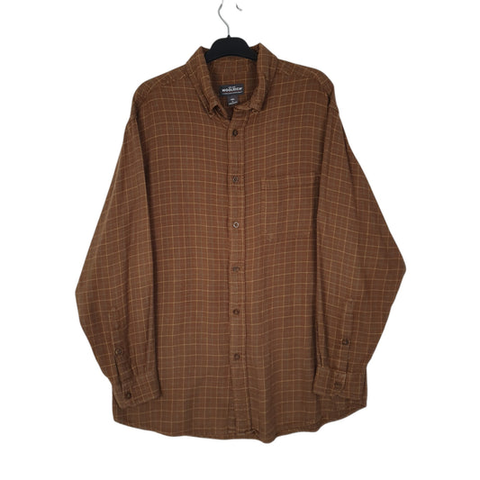 Mens Brown Woolrich Long Sleeve Shirt