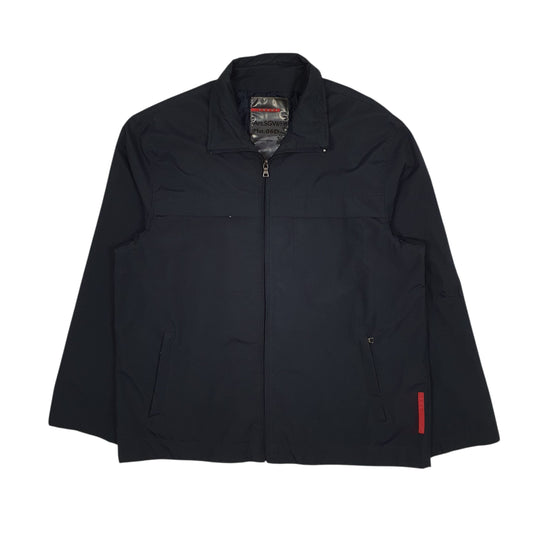 Mens Navy Prada SGV699 Goretex Coat