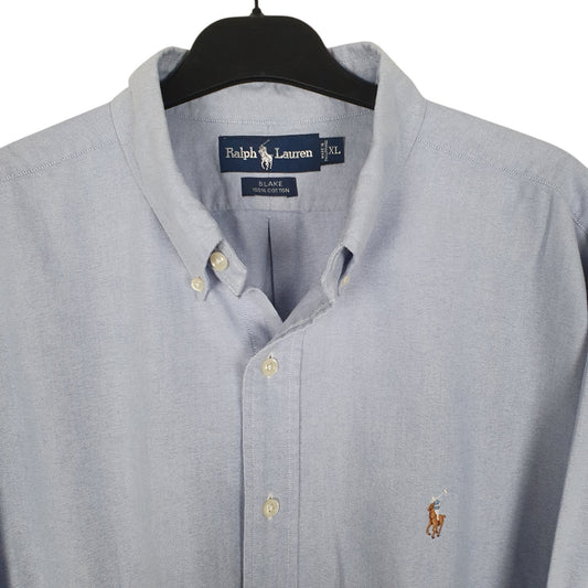 Mens Blue Ralph Lauren Oxford Shirt
