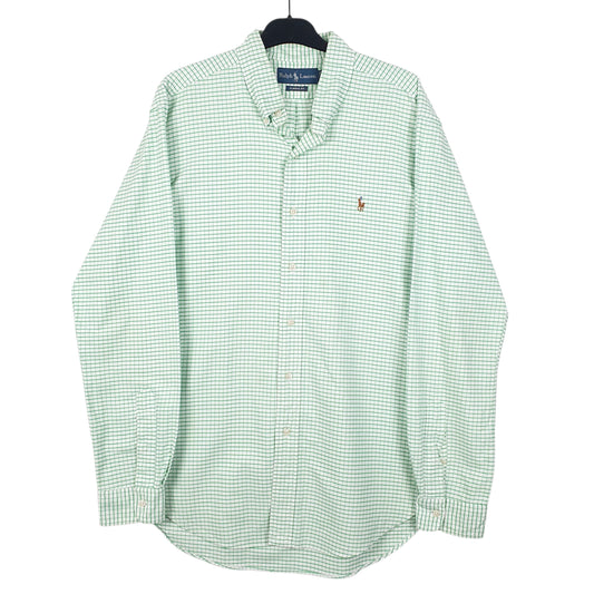 Mens Green Ralph Lauren Long Sleeve Shirt