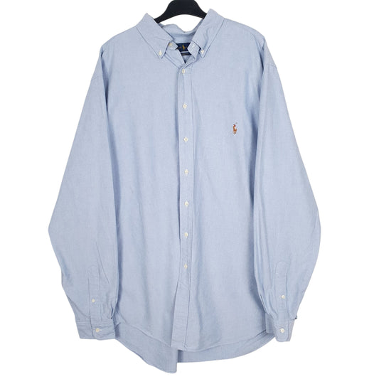 Mens Blue Ralph Lauren Long Sleeve Shirt