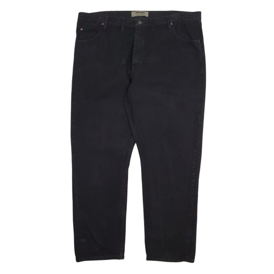 Mens Black Wrangler Casual JeansW46 L32
