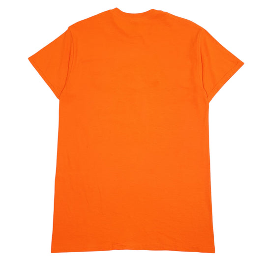 Mens Orange Gildan T Shirt