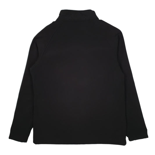 Womens Black Reebok Fleece Lined Windbreaker Coat