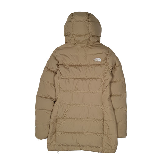 Womens Beige The North Face Longline Parka Trench Coat