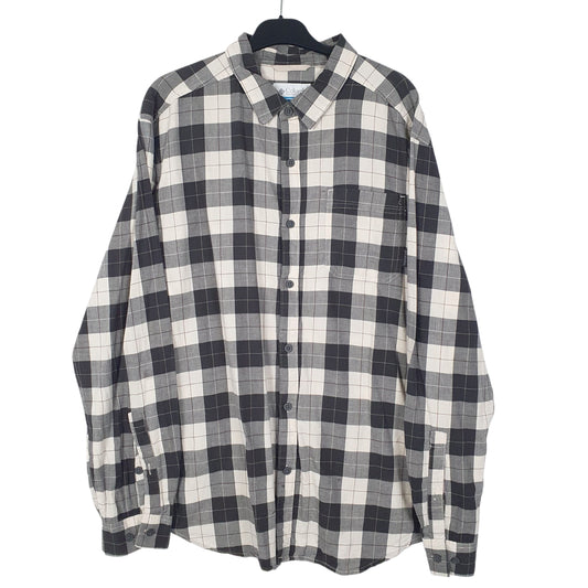 Mens Grey Columbia Long Sleeve Shirt