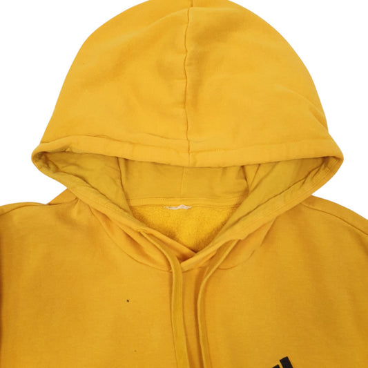 Mens Yellow Adidas Hoodie Jumper
