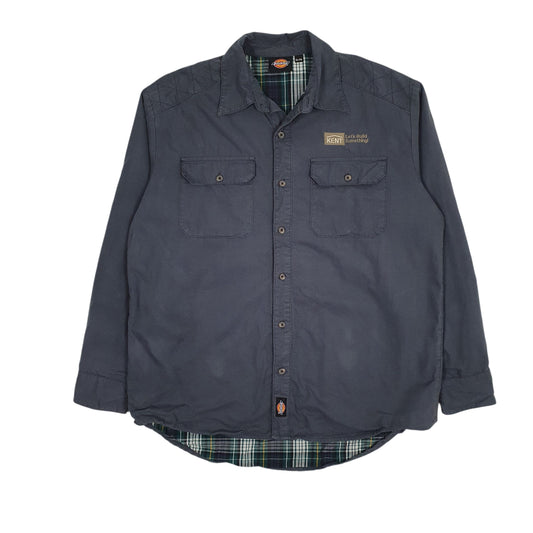 Mens Blue Dickies Workwear Coat