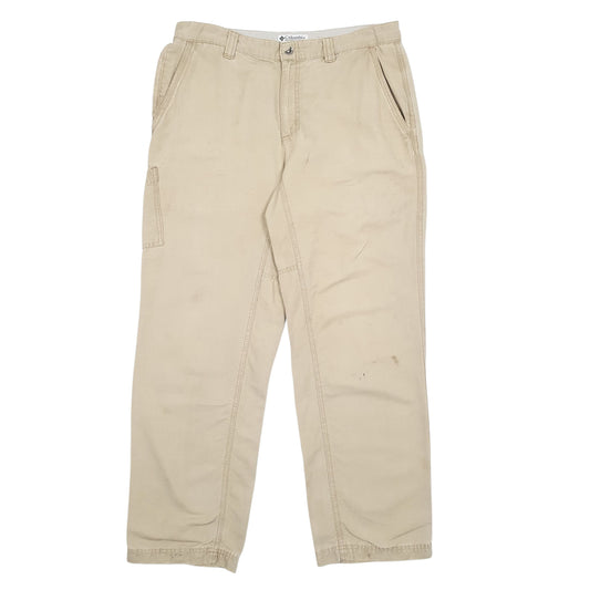 Mens Beige Columbia Sportswear Brand Chino Trousers