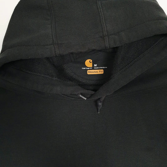 Mens Black Carhartt Hoodie Jumper