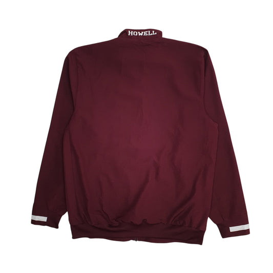 Mens Burgundy Adidas DM Tennis Coat