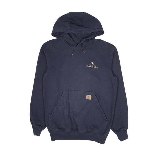Mens Navy Carhartt Kentucky Water Hoodie Jumper