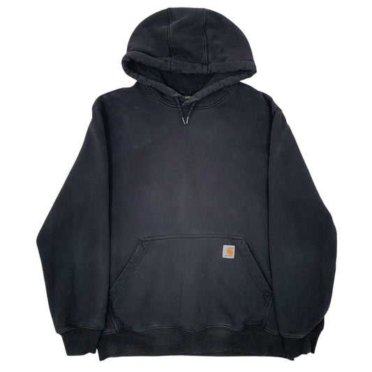 Mens Black Carhartt Loose Fit Rain Defender Hoodie Jumper