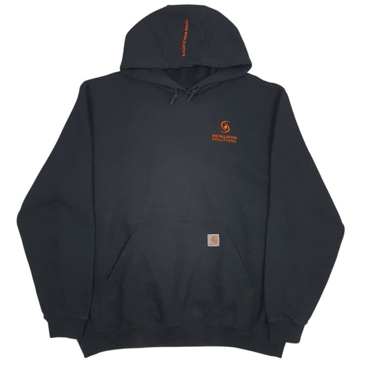 Mens Black Carhartt Hoodie Jumper