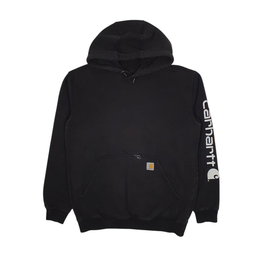 Mens Black Carhartt Hoodie Jumper