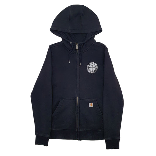Womens Black Carhartt Full Zip Jumper