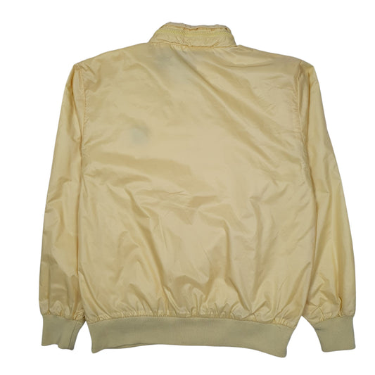 Womens Yellow La Mode Vintage 80s 90s Golf Hoodie Coat