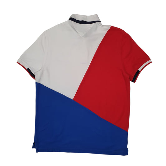 Mens Red Tommy Hilfiger Sport Polo Shirt