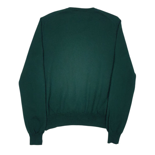 Mens Green Polo Ralph Lauren V Neck Jumper