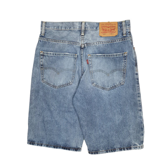 Mens Blue Levis 569 Shorts