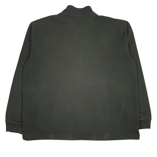 Mens Green Carhartt Quarter Zip Jumper