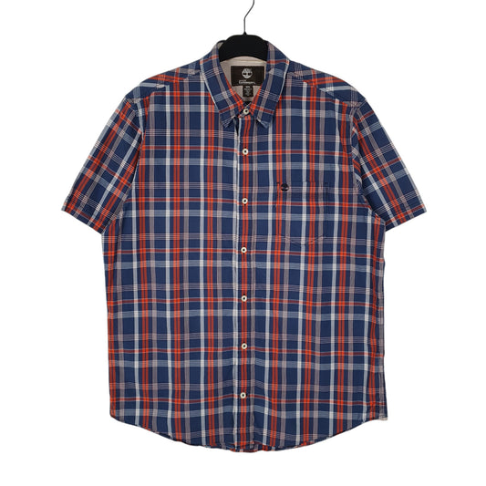 Mens Navy Timberland Earthkeepers Short Sleeve Shirt