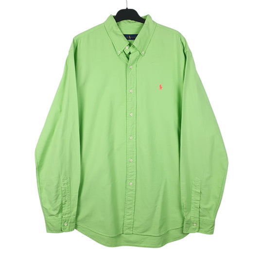 Mens Green Ralph Lauren Long Sleeve Shirt