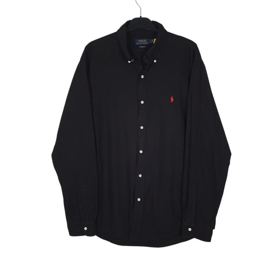 Mens Black Ralph Lauren Long Sleeve Shirt