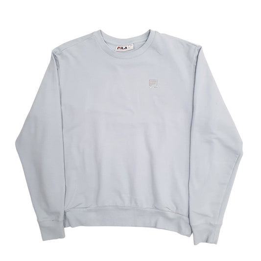 Mens Blue Fila Crewneck Jumper