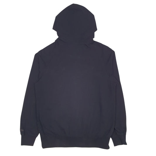 Mens Black Fila Full Zip Jumper