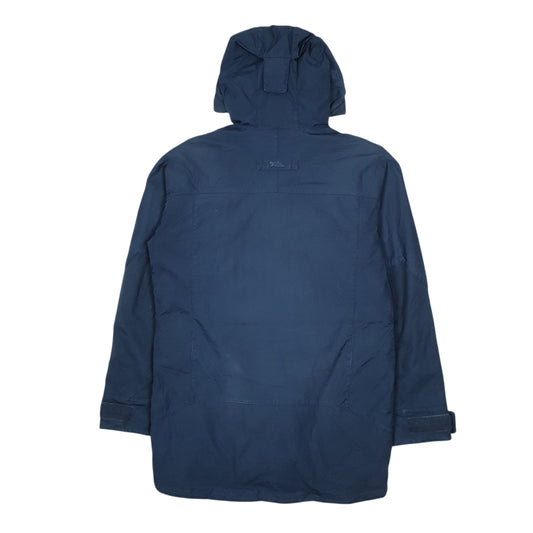 Mens Blue Fjallraven Barents Coat