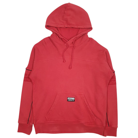 Mens Red Adidas Hoodie Jumper
