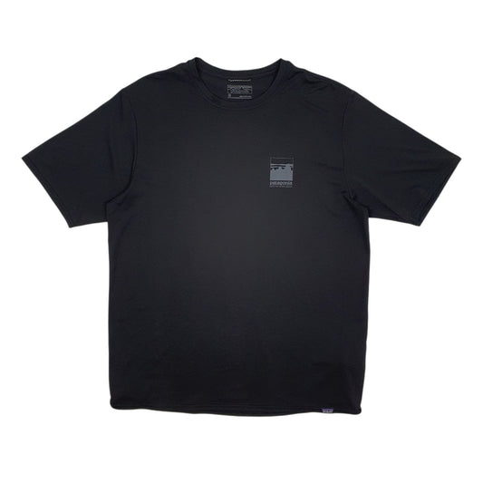 Mens Black Patagonia Capilene Short Sleeve T Shirt