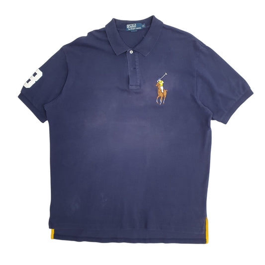 Mens Navy Polo Ralph Lauren Short Sleeve Polo Shirt